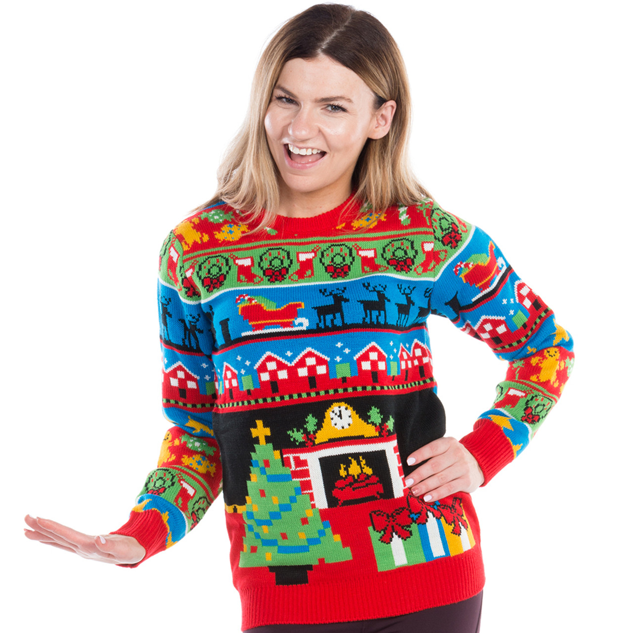Up on the Rooftop Ugly Christmas Sweater , World\u0027s Best